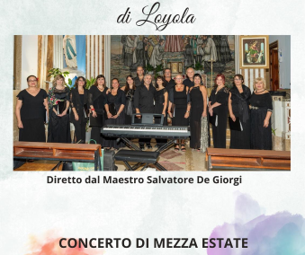 Midsummer concert by the St. Ignatius of Loyola choir at Villa Butera – Wednesday, July 31 at 8:30 p.m.