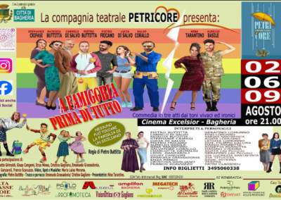 “A famigghia prima di tutto”: Comedy at Excelsior Cinema –  On stage from 02 to 09 August 2024