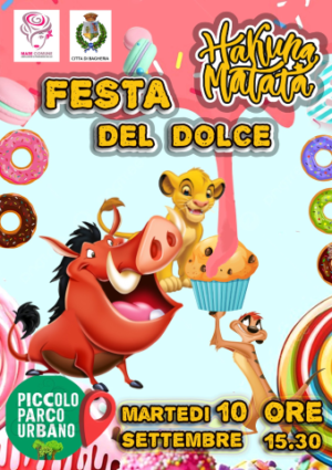 “Festa del Dolce” al Piccolo Parco Urbano! – Martedì 10 Settembre 2024