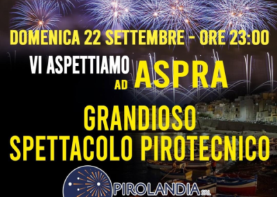 Conditions météorologiques défavorables: les événements de la fête du saint patron d’Aspra sont reportés au dimanche 22 septembre 2024