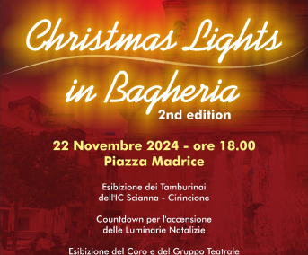 Bagheria si illumina a festa: torna Christmas Lights – Venerdì 22 novembre 2024