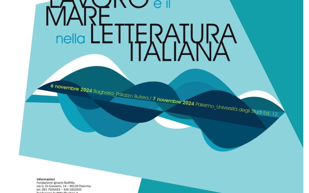 Conférence d’étude: Le travail et la mer dans la littérature italienne à la Villa Butera – Mercredi 6 Novembre 2024