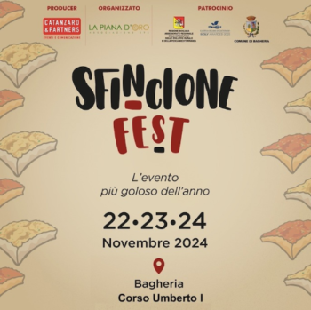 Bagheria si prepara a far gustare le sue eccellenze allo Sfincione Fest: Allo stand del Comune si potranno esporre prodotti bagheresi – Dal 22 al 24 Novembre 2024