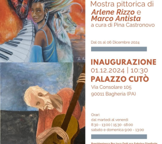 Si inaugura la mostra “Esperienze a colori” di Arlene Rizzo a cura di Pina Castronovo della Pro Loco Genius Loci – Domenica 01 dicembre 2024