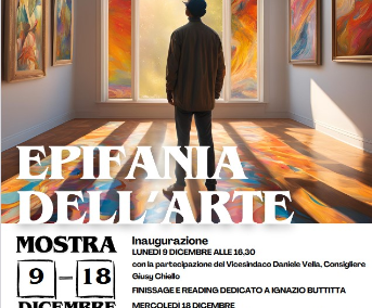 « Épiphanie dans l’art »: exposition d’art collectif à la Villa Butera – Du lundi 09 au 18 décembre 2024