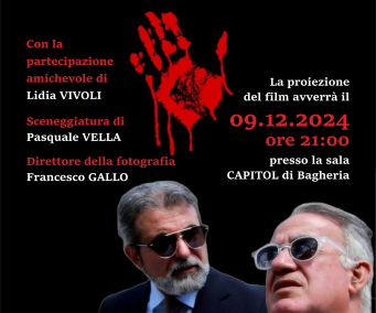 Die Gemeinde übernimmt die Schirmherrschaft für die Vorführung von „L’Imprenditore“. Film gegen Pizzo von Pasquale Vella – Montag, 09. Dezember 2024, um 21:00 Uhr, im Kino Capitol