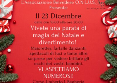 “Parata di magia del Natale” – Lunedì 23 dicembre in Corso Umberto I