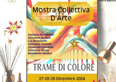 “Trame di Colore”, Collective Art Exhibition in Aspra – From 27 to 29 December 2024