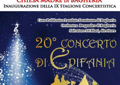 XX Concerto di Epifania del Coro Laudate Dominum – Lunedì 06 Gennaio 2025