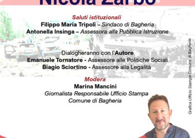 Mafia et État: un dialogue à la Villa Butera avec Nicola Zarbo, auteur de « Histoire de Cosa Nostra en Sicile » et « Le Maxiprocessus, les agents tournés et la négociation Etat-Mafia »- Mercredi 05 février 2025