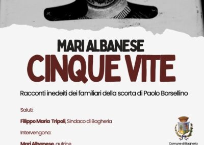 Präsentation des Buches „Fünf Leben“ von Mari Albanese im Don Milani Zentrum – Samstag, 22. Februar 2025