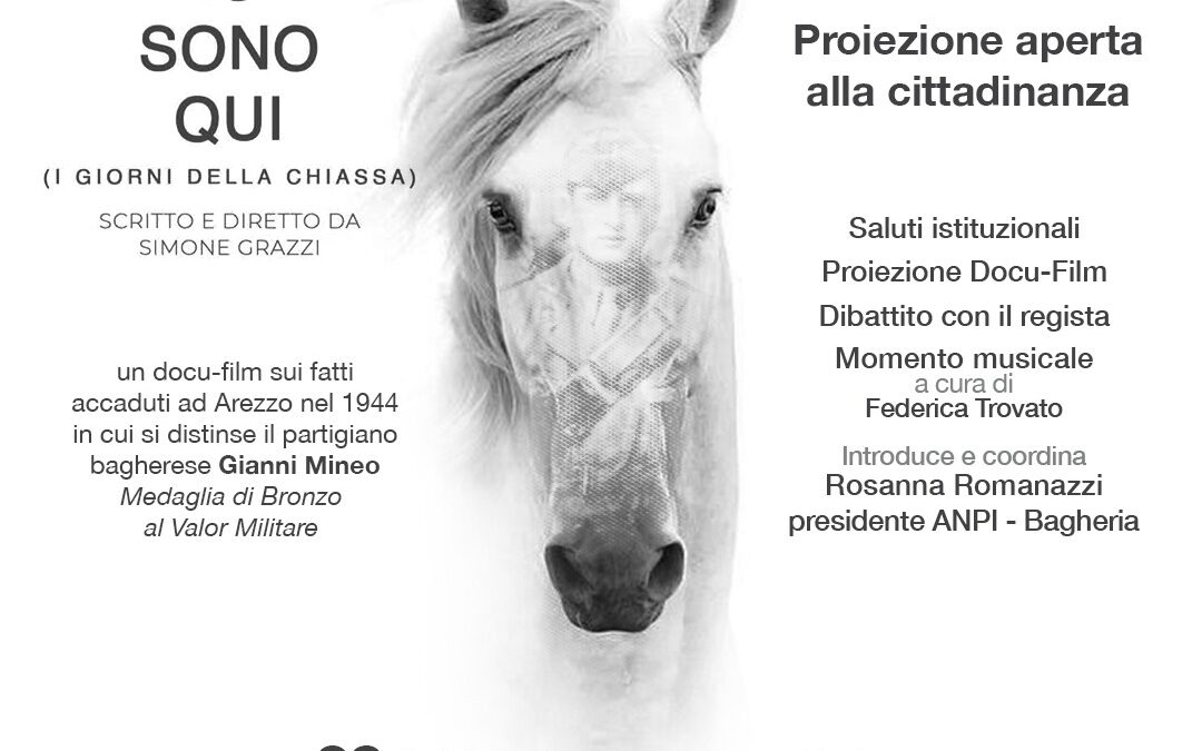 Screening of the docu-film ‘Io sono qui’ (I am here) at Villa Butera – Thursday 28 February 2025