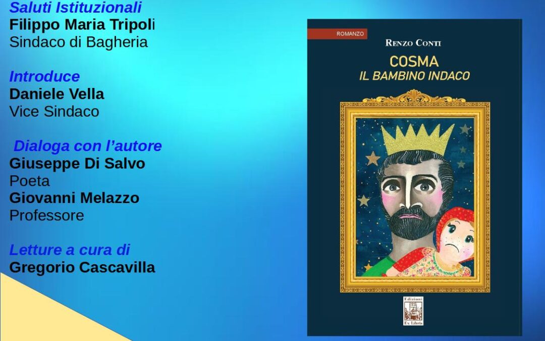 Présentation du roman « Cosma, l’enfant indigo » de Renzo Conti à la Villa Butera – Vendredi 21 mars 2025