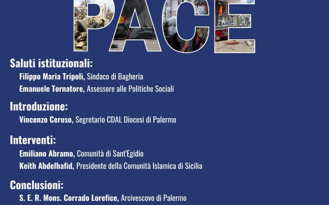 ‘Building Peace’: event at the Villa Butera Theatre in Bagheria attended by of the Archbishop of Palermo Lorefice and Keith Abdelhafid president of the Islamic Community of Sicily – Thursday 6 March 2025